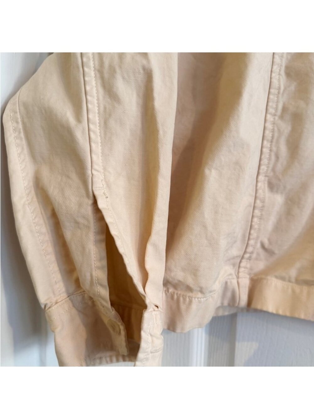 GAP Cream Button-Front Pullover - Picture 4 of 5